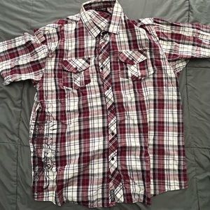 Mens Button Up Shirt XXL Irreverent